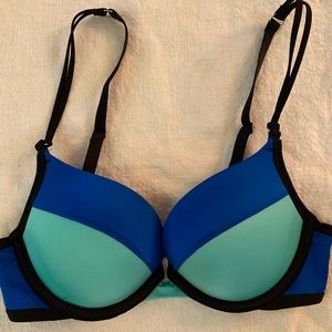 VS blue very sexy push up bra 32a NWOT